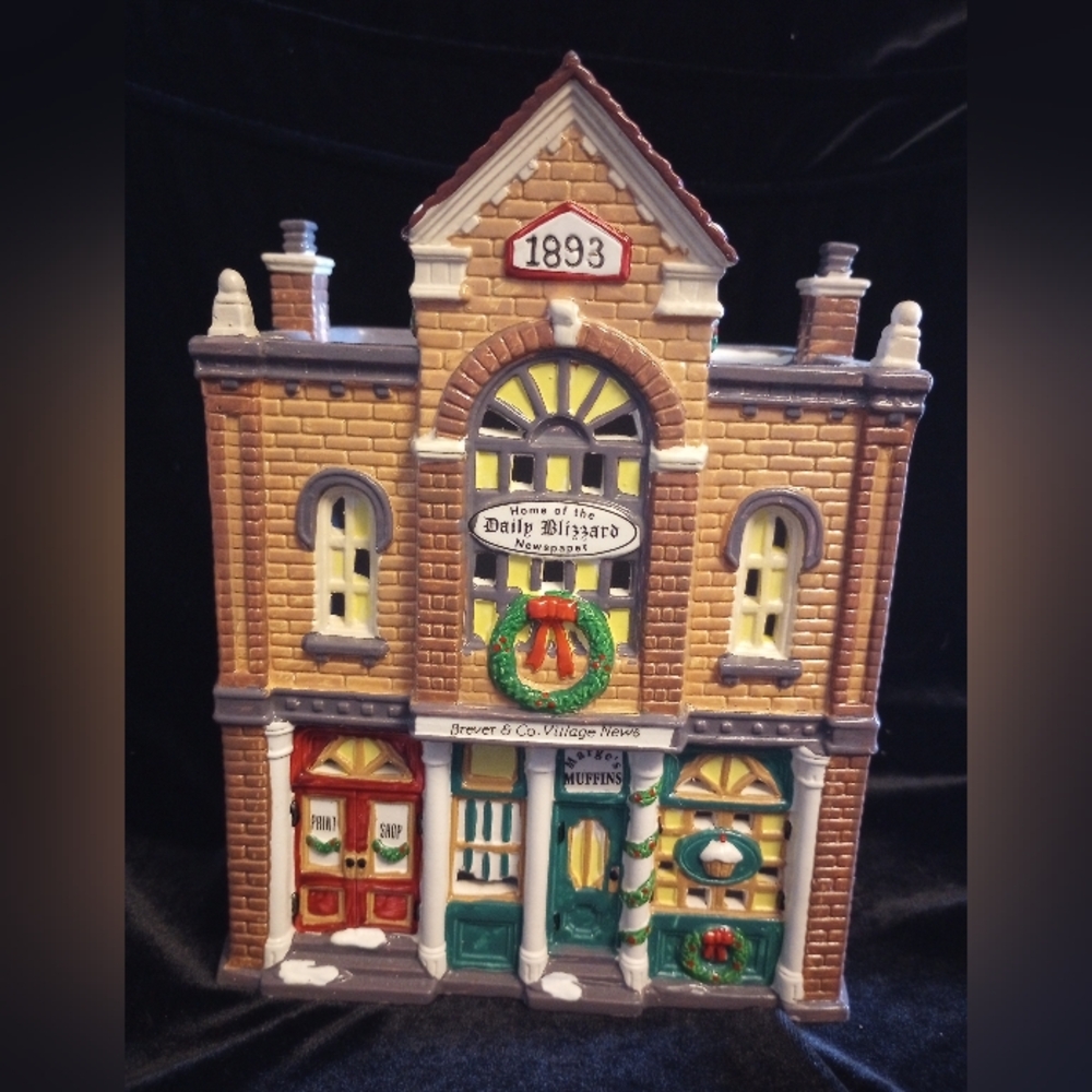 Department 56 Print Shop and Village News